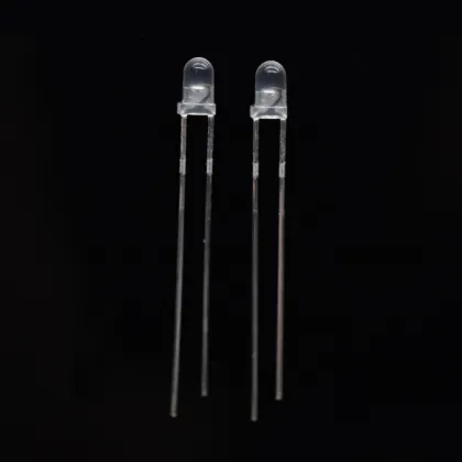 Diffused LED 3mm Yellow(Amber) Color 590nm Yellow LED