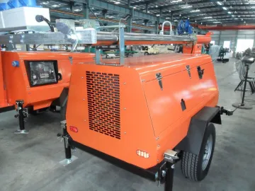 50hz / 60hz Light Tower Generator 1800rpm , Vehicle-mounted Light Tower