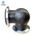 Conector de tubo de goma con brida de esfera dúplex