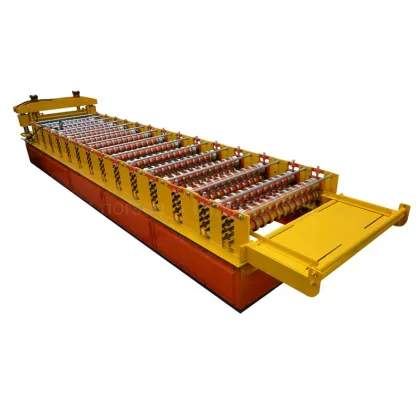 high reputation 77 slats making flor decking roll forming structure machine in china