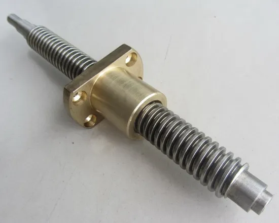 trapezoidal lead screw of stainless steel for T48x6