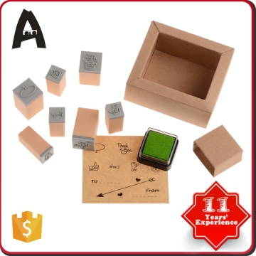 Top sale cheap price hot any pantone color plastic ink sponge rubbe custom self-inking embossing stamp