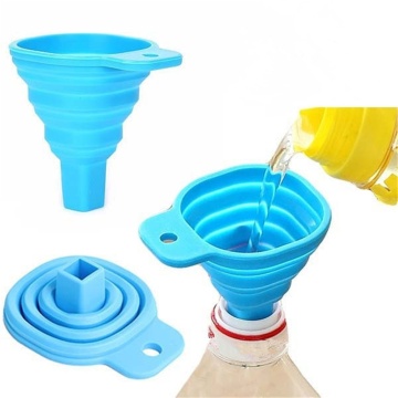 Kitchen Home Mini folding telescopic long neck funnel creative household liquid dispensing mini funnel Kitchen Tools