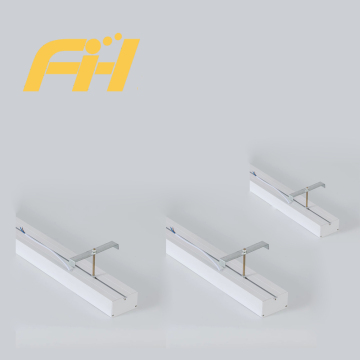 Simple Modern Office: Long LED Linear Light