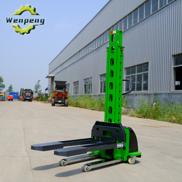 Semi Electric Self Loading Pallet Lift Stacker