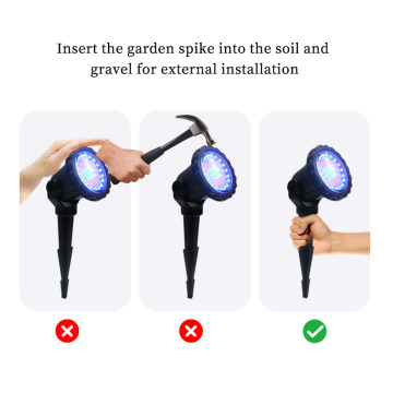 LED Garden Spike Spot Light voor tuinvijver