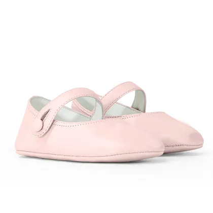 Soft Leather Mary Jane Buckle Baby Shoes