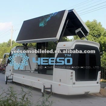 YEESO Scrolling Outdoor Mobile LED Display Advertising Vehicle YES-TB16