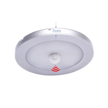 3014SMD Wall-Mounted Round Night Light with Motion Sensor and Charger: LED Lighting Solution