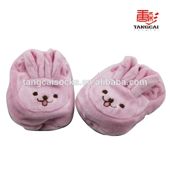 BS-05 Hot Sale Funny Animal Indoor Cute Toddler/Infant/Baby Shoes Pink Rabit Baby Shoes