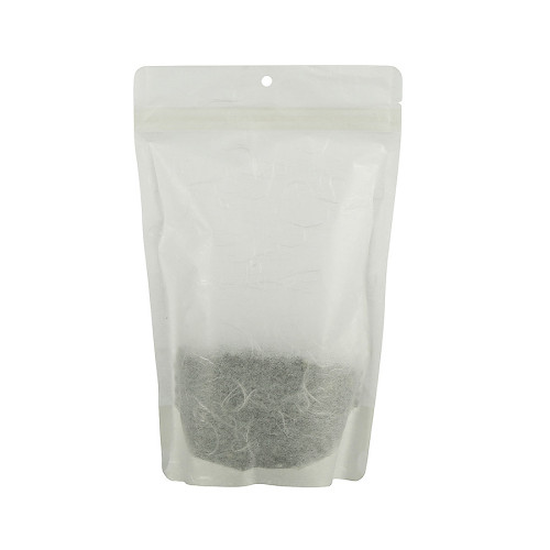 Compostable Rice Paper Pouch With Zipper And Window