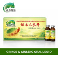 Здоровый оздоровительный напиток с гинкго и женьшенем