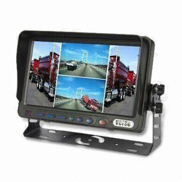 Hoist Quad View Monitor with OSD Menu Separately Set, Each Camera Mirror/Normal Image