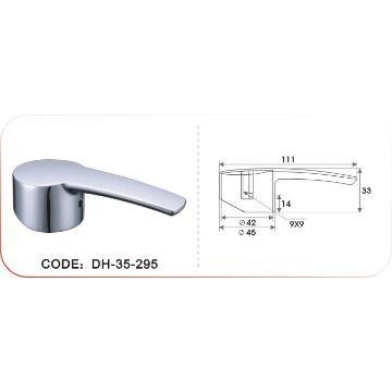 Round Cap Solid Holder Polishing Zinc Alloy Casting Mixer Lever