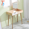 Modern Flip Mirror Makeup Table Dressing Table