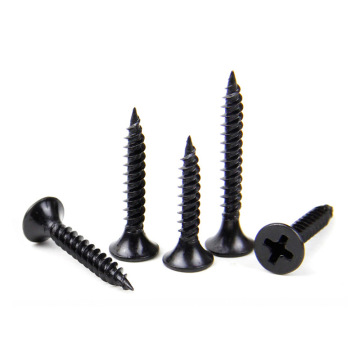 Factory Direct Wholesale Self-Tapping Screws: Black Gypsum Board Screws in Sizes M3.5, M3.9, M4.2
