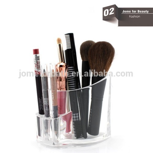 Clear Acrylic Lipstick Display Stand Acrylic Cosmetic Organizer