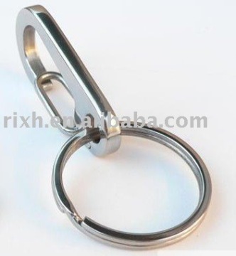 casting titanium hook,titanium 18mm split ring