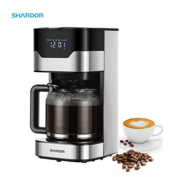 Drip French Press Espresso Maker - 12 Cup Pause & Brew Coffee Maker