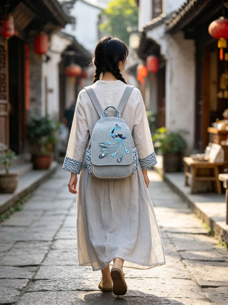 Natural Fiber Backpack