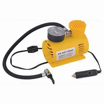 Mini Air Compressor with Two Nozzle Adapters and Built-in 16mm Diameter Cylinder/Piston