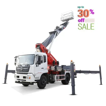 Mobile Elevating Telescopic Boom Truck-Mounted Aerial Work Platform