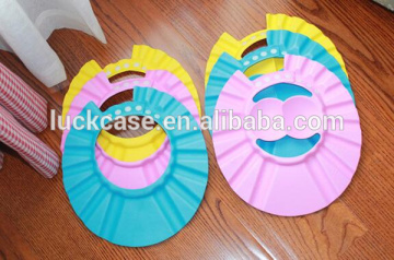 2016 Hot Selling Wholesale Practical Eco-Friendly Silicone Baby Shower Cap Baby Bath Hat