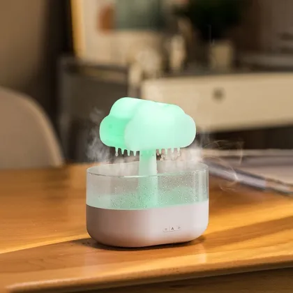 Aroma Essential Oil Humidifier with 7 Colors Raindrop Aromatherapy Machine