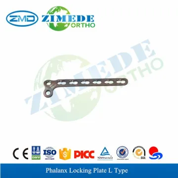 Phalanx L type Locking Plate plate and screw surgical operations orthopedics plates and screws