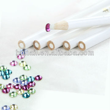 Nail Art Rhinestones Gems Picking Tools White Pencil Nail Art Tools