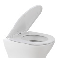 Blanc avec métal Strip Duroplast Toilet Siège U-Shape