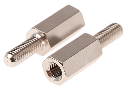 Esponja de latão parafusos redondos knurling standoff bolts