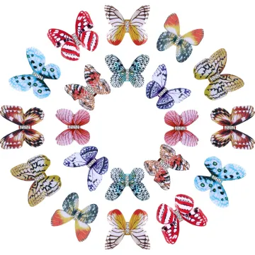 African Kids Children Colorful Butterfly Cuffs Loc Jewelry Hair Beads For Dreadlock Braiding Hair Extension