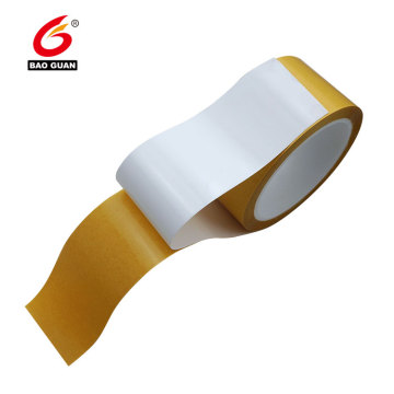 Yellow havanna glassine double sided binding tape