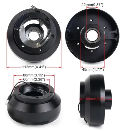 Steering Wheel Short Hub Adapter Boss Kit 135H for 2015+ Civic, Fit, Acura ILX