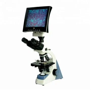 40X-1600X Optical Biological Trinocular Microscope with Camera and LCD Screen