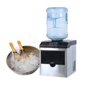 Counter Top Mini Ice Cube Maker with Water Dispenser