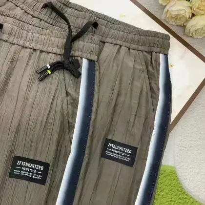 Zou Casual Elastic Waist Men's Pressure Leggings