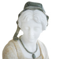 Four Vintage Inspired Marble Goddesses Luxe Sculpture Set