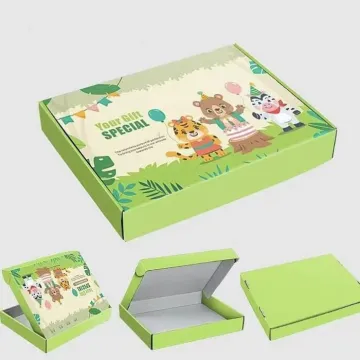 Flat Packed E Flute Corrugated Cardboard Mailer Box