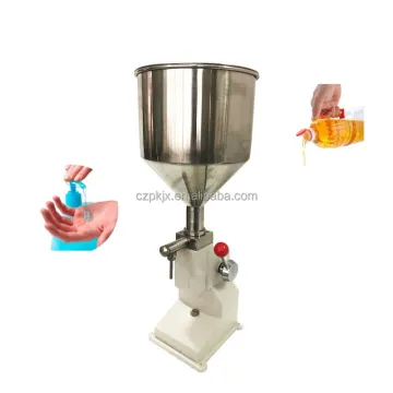 Manual Juice Oil Viscous Liquid Bottle Filling Machine for Cream Shampoo Cosmetic (5-50ml) - A03
