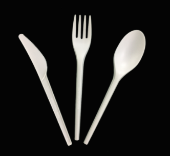 PLA for disposable cutlery