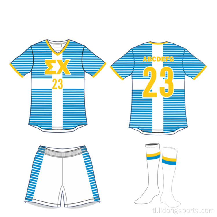 Pasadyang Football Shirt Kit Uniform Soccer Jersey Set