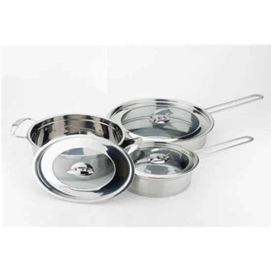 3-Piece Multiclad Stainless Steel Cookware Set