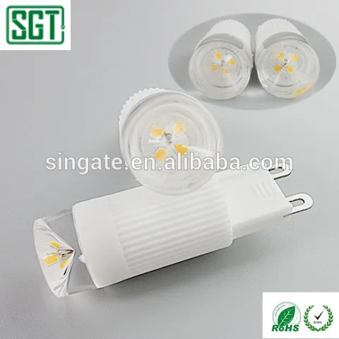 85 265v ceramic smd3030 led high lumen dimmable g9 halogen replace 100w led bulb lamp bulb