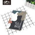 Custom enjoy life style stationery notebook with elastic strap diary