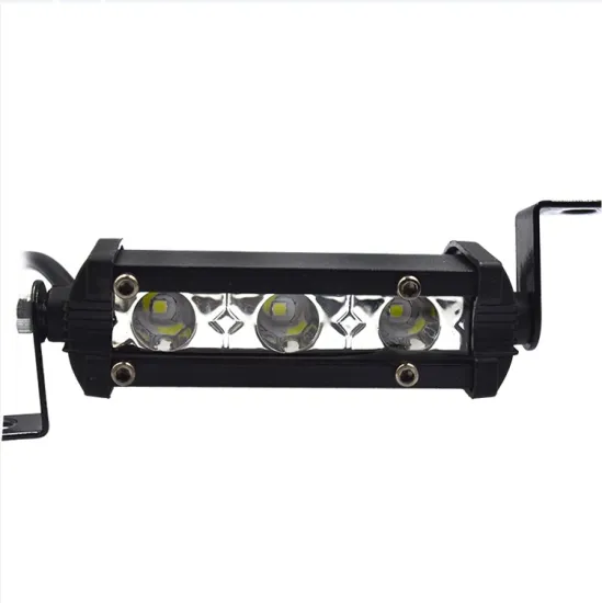 9W New Style LED Strip Working Light for Car, Truck, Motorcycle, SUV: Daylight Bar with Three Single Row Lights