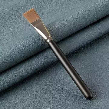 Customizable Wooden Handle Mask Brush for Facial Creams and Clay Masks