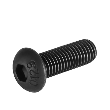 ISO7380 Hex Socket Head Screws Black Zinc