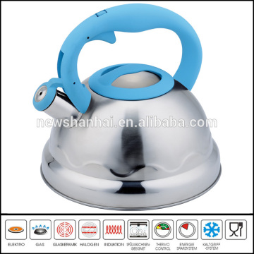 Nylon Handle Flower Pattern Induction Water Kettle